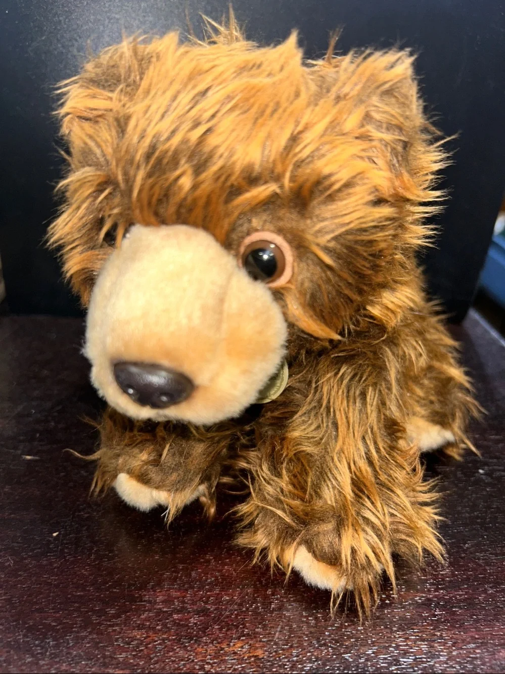 EUC Miyoni by Aurora brown grizzly plush bear